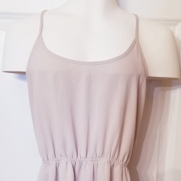 Last April Designer Dress Tan Small - Picture 1 of 3